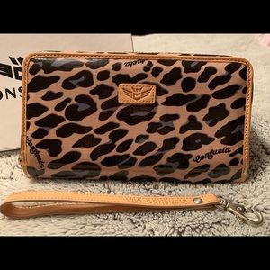 Consuela Blue Jag Legacy Wristlet Wallet